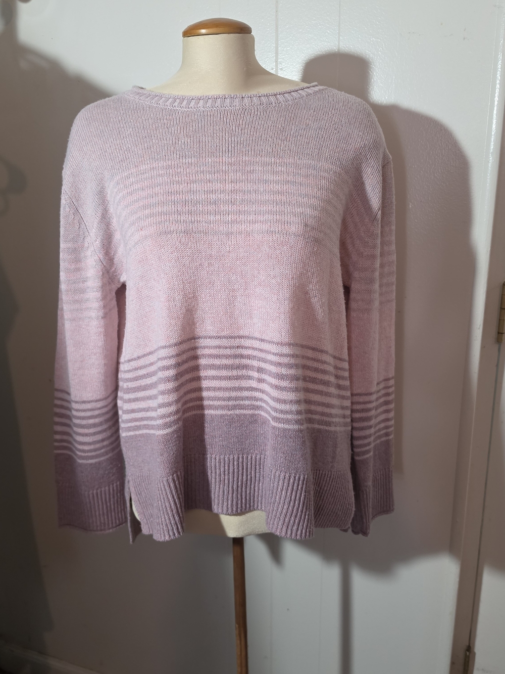 Ella Moss Pink Ombre Crewneck Sweater